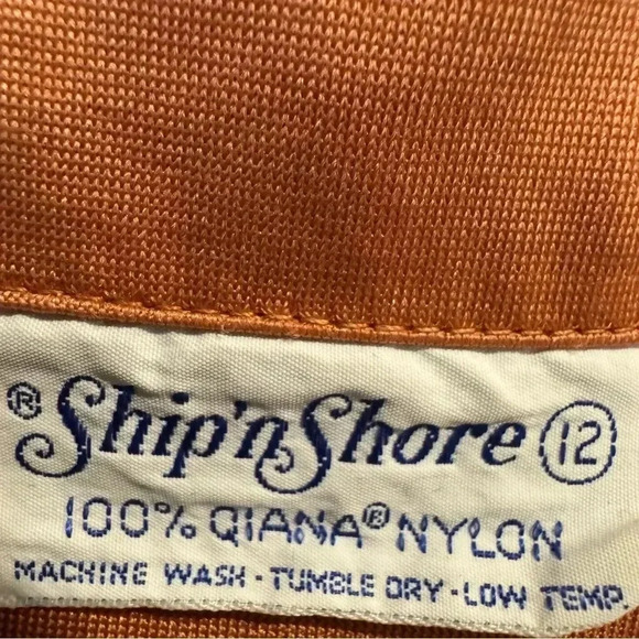 Ship’n Shore Hippie Boho Retro 60’s Groovy 100% Qiana Nylon 12 - Picture 3 of 4